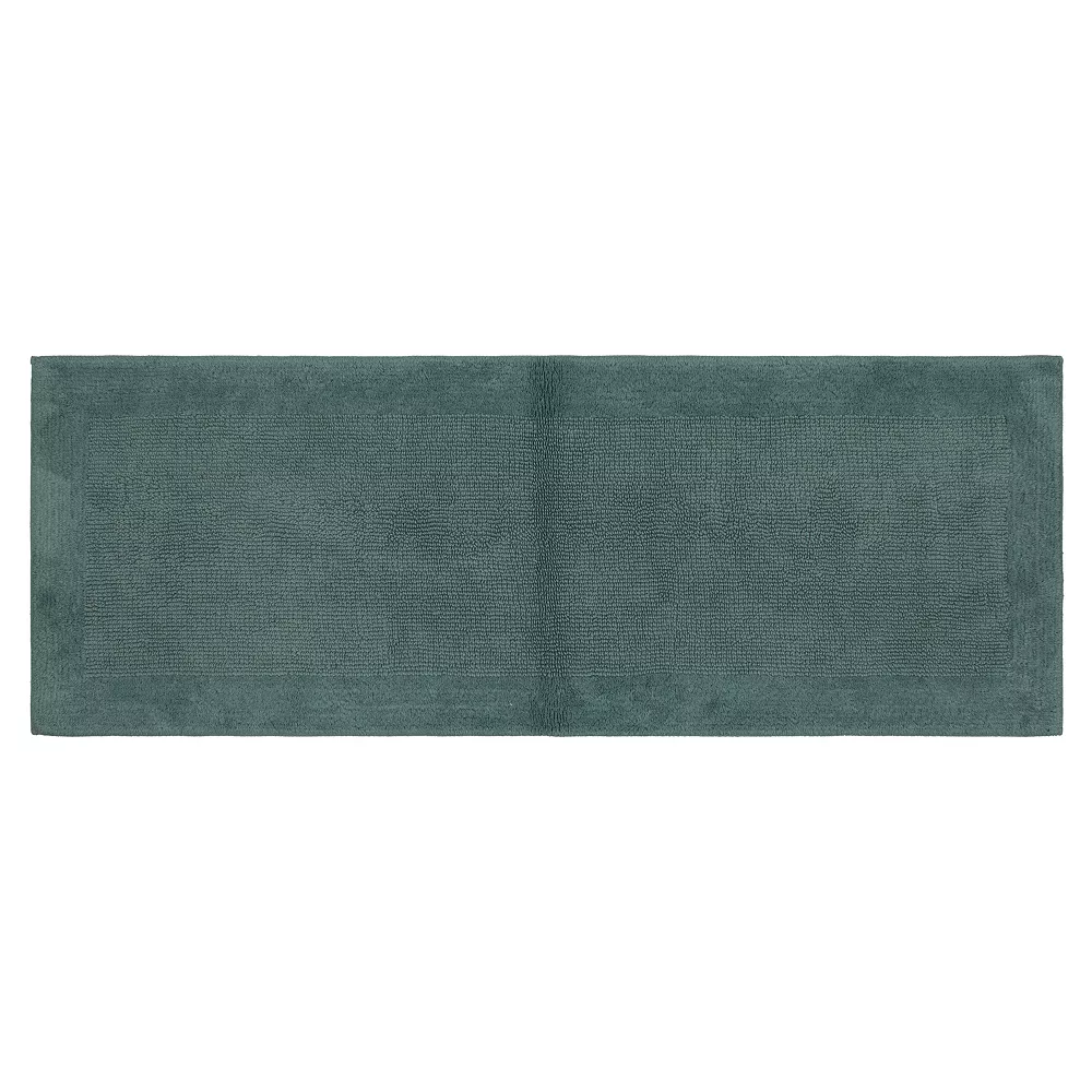 Sonoma Goods For Life® Cotton Reversible Solid Border Bath Rug Runner Sonoma Goods For Life® Cotton Reversible Solid Border Bath Rug Runner -Sonoma Goods For Life 3037307 Dark Aqua