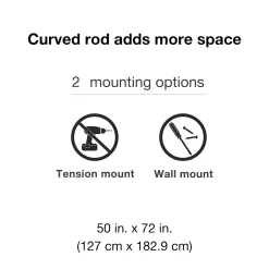 Sonoma Goods For Life® Aluminum Dual Curved Shower Rod -Sonoma Goods For Life 3289031 ALT3