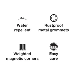 Sonoma Goods For Life® Medium Weight Fabric Shower Curtain Liner 3 Sonoma Goods For Life® Medium Weight Fabric Shower Curtain Liner -Sonoma Goods For Life 3384209 ALT3