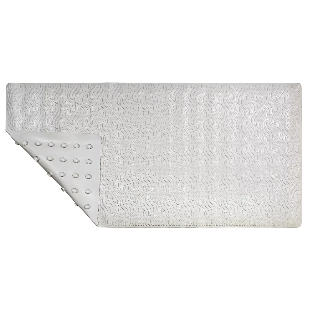 Sonoma Goods For Life® Heavy Duty Extra Long Rubber Waves Bathtub Mat Sonoma Goods For Life® Heavy Duty Extra Long Rubber Waves Bathtub Mat -Sonoma Goods For Life 3446768