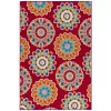 Sonoma Goods For Life® Floral Medallion Indoor/Outdoor Area And Throw Rug -Sonoma Goods For Life 3513100 Red