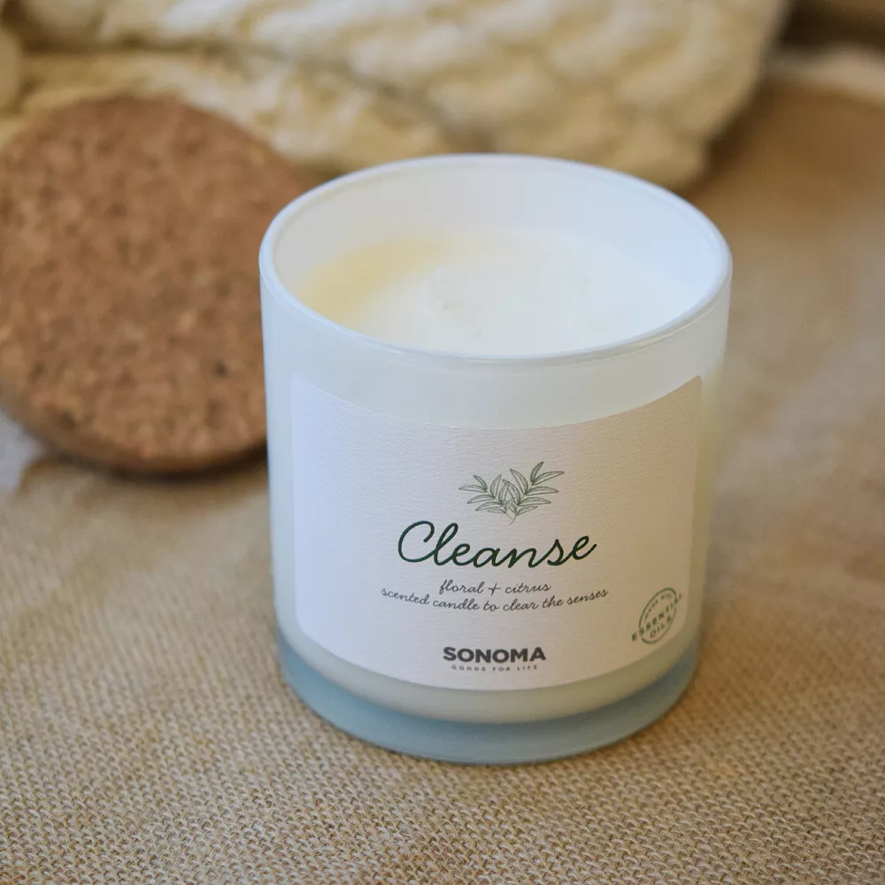 Sonoma Goods For Life® Spa Cleanse Floral & Citrus 13-oz. Candle Jar Sonoma Goods For Life® Spa Cleanse Floral & Citrus 13-oz. Candle Jar -Sonoma Goods For Life 5252392 ALT2