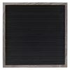 Sonoma Goods For Life® 12" X 12" Letterboard Black Slats With Gray Frame -Sonoma Goods For Life 5281595