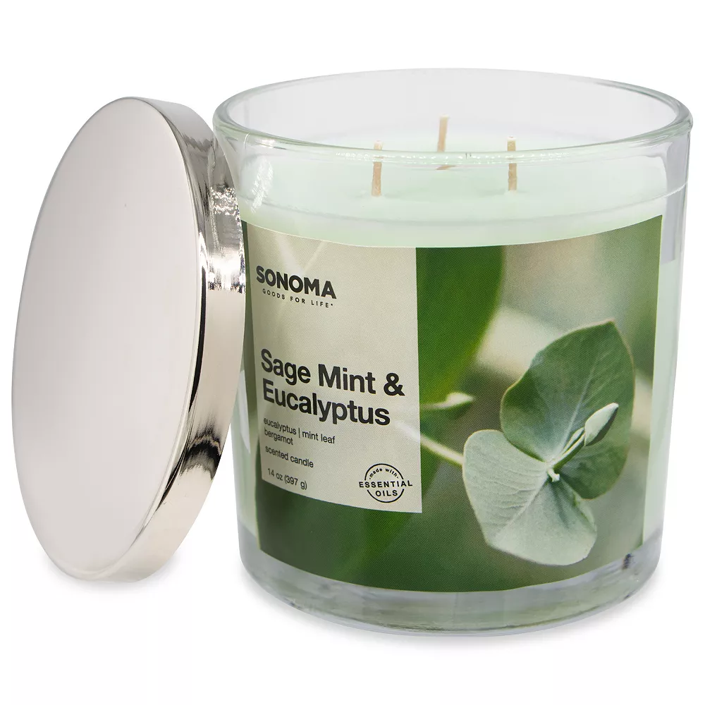 Sonoma Goods For Life® Sage Mint & Eucalyptus 14-oz. Candle Jar Sonoma Goods For Life® Sage Mint & Eucalyptus 14-oz. Candle Jar -Sonoma Goods For Life 5494081 ALT