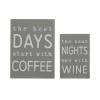Sonoma Goods For Life® Coffee & Wine Caption Art Box 2-pack Set -Sonoma Goods For Life 5625966