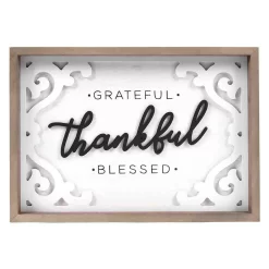 Sonoma Goods For Life® Grateful Thankful Blessed Wall Decor
