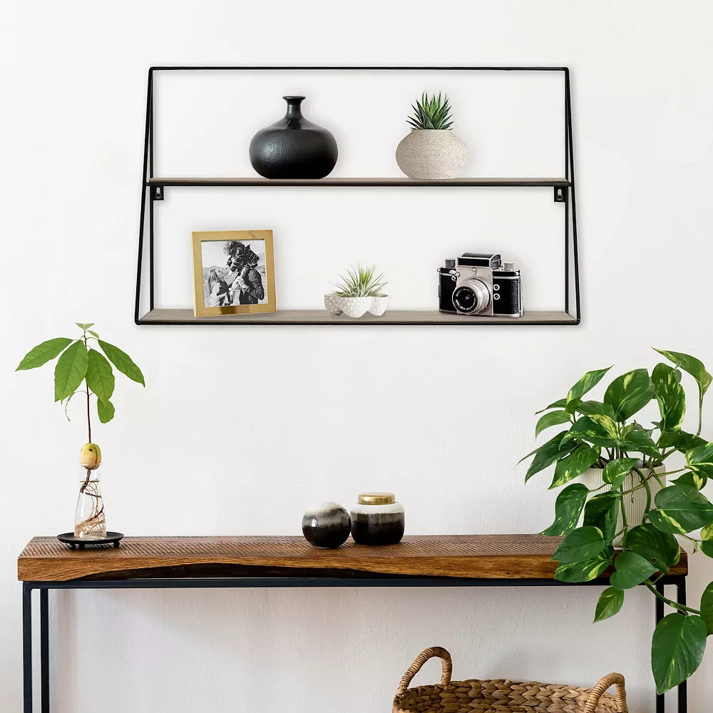 Sonoma Goods For Life® Two Tier Wall Shelf Sonoma Goods For Life® Two Tier Wall Shelf -Sonoma Goods For Life 5676870 ALT