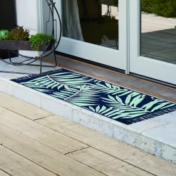 Sonoma Goods For Life® Indoor/Outdoor Navy Palm Leaves Rug -Sonoma Goods For Life 5864811 ALT12