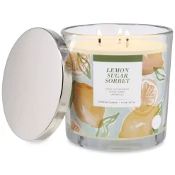 Sonoma Goods For Life® Lemon Sugar Sorbet 14-oz. Candle Jar