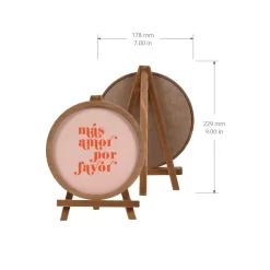 Sonoma Goods For Life® Mas Amor Por Favor Round Frame -Sonoma Goods For Life 5905930 ALT4