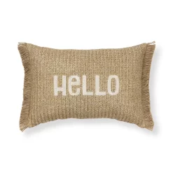 Sonoma Goods For Life® Hello Outdoor Pillow