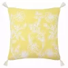Sonoma Goods For Life® Square Linear Floral Pillow