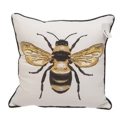 Sonoma Goods For Life® Ivory Bee Pillow