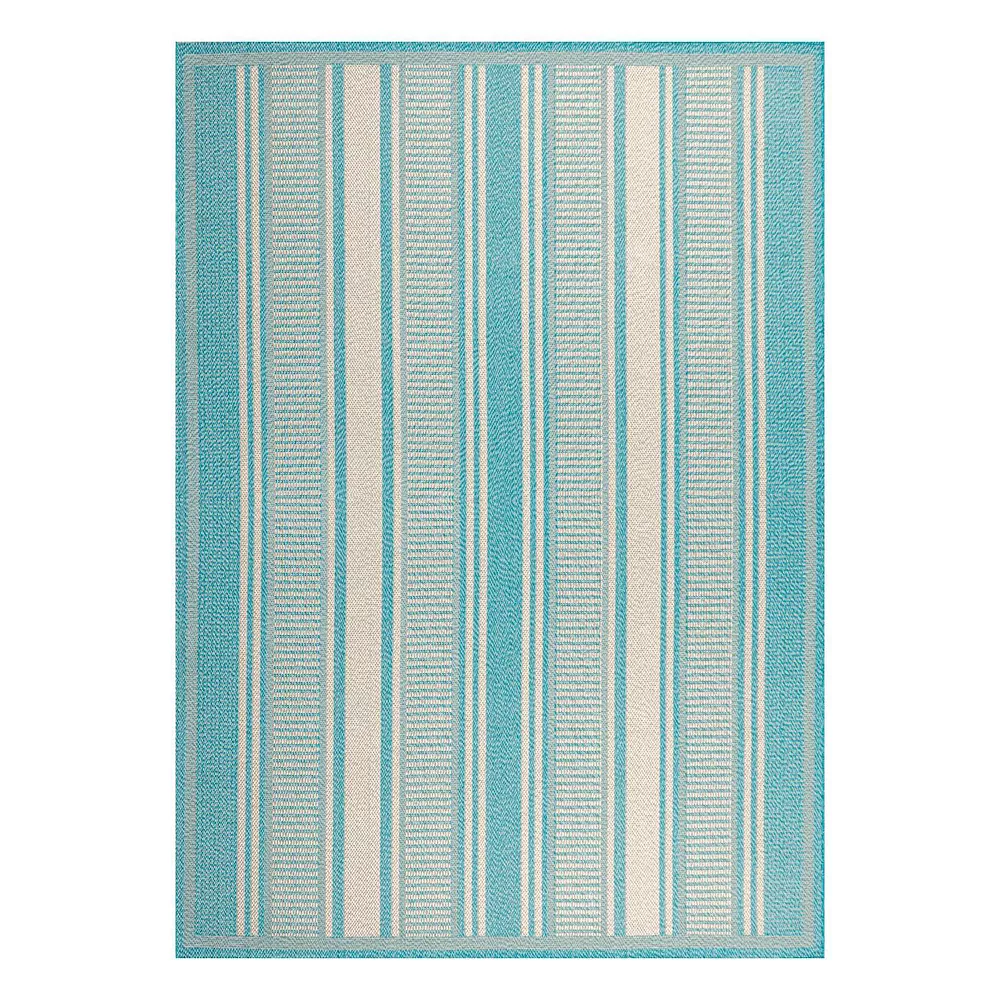 Haynes Indoor/Outdoor Rug Haynes Indoor/Outdoor Rug -Sonoma Goods For Life 6149444 Aqua Beige